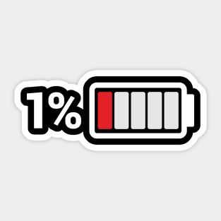 Low Battery Sticker